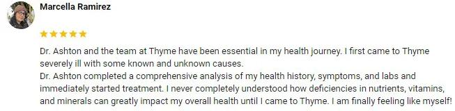 Naturopath Lafayette CA Testimonial 4